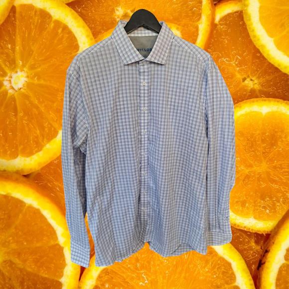 Other - Twillory White/Blue/Purple Button Down Performance Fabric Shirt SIze 17.5